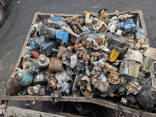 Electric motors scrap